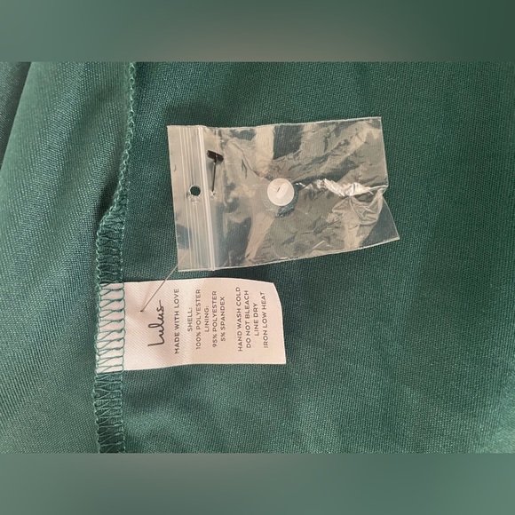 NWT Lulu’s Hunter Green Dress Size XS - Picture 7 of 9